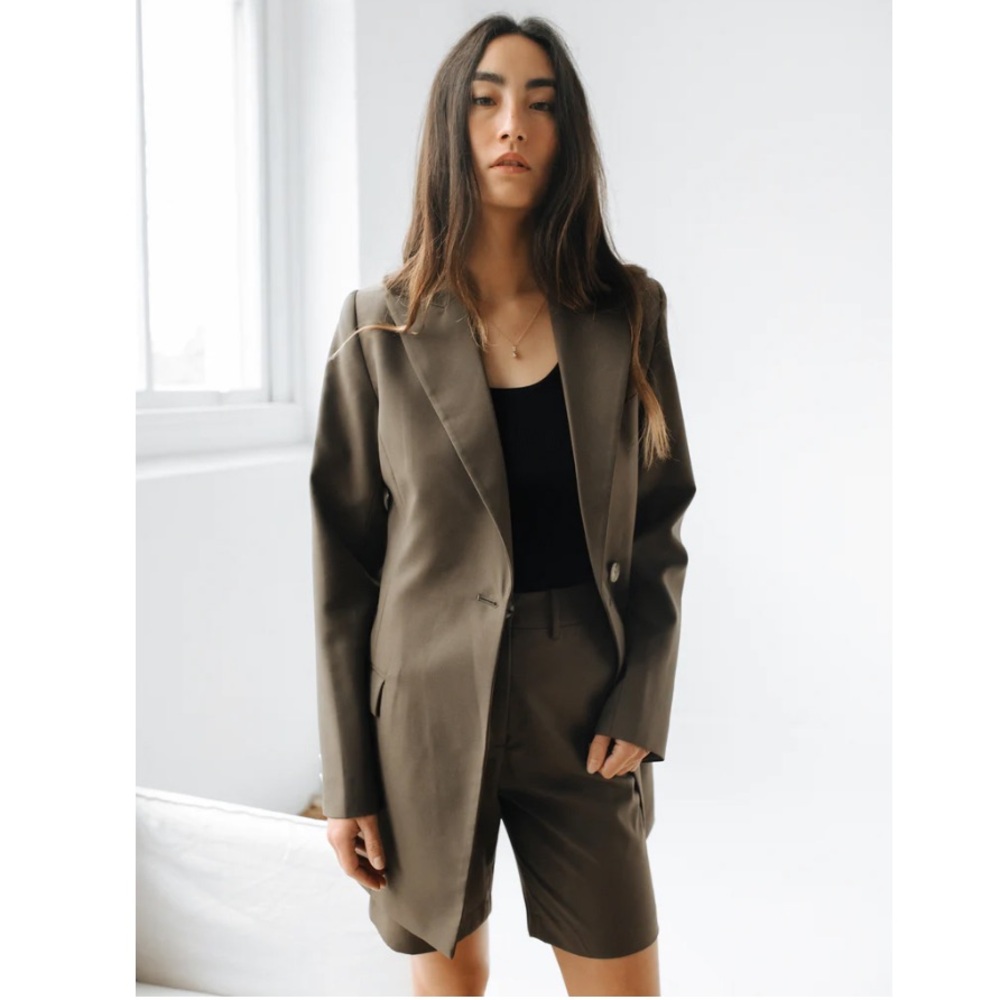 Anna Quan Sienna Single Breasted Long Jacket